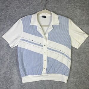 Vintage 80s Lori of California Women's Button Up Cardigan Size Small